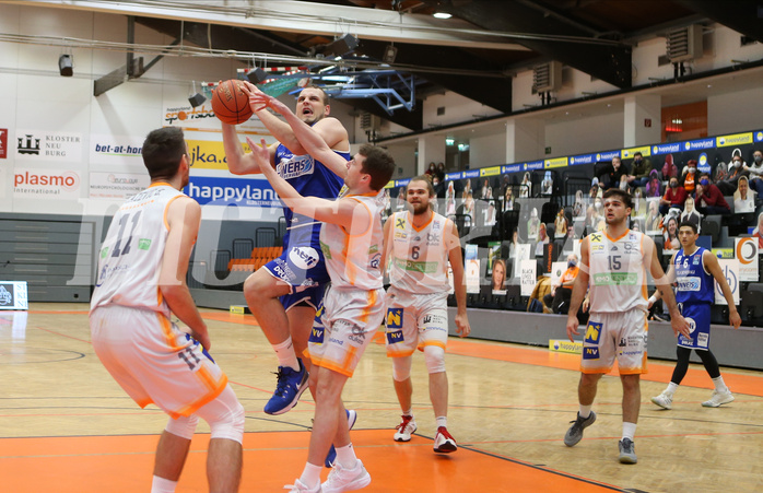 Basketball Superliga 2021/22, 7. Plazierungsrunde Klosterneuburg Dukes vs. Oberwart Gunners


