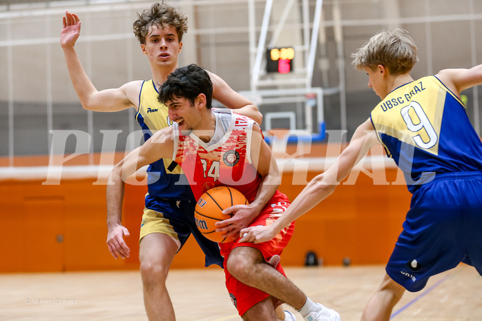 19.01.2025 Österreichischer Basketballverband 2024/25, SLMU19, BC Vienna vs UBSC Gratzer Stahl Graz