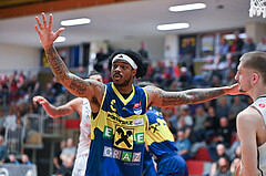 Basketball, Superliga 2024/25, 9. Plazierungsrunde, Flyers Wels vs. UBSC Graz,
