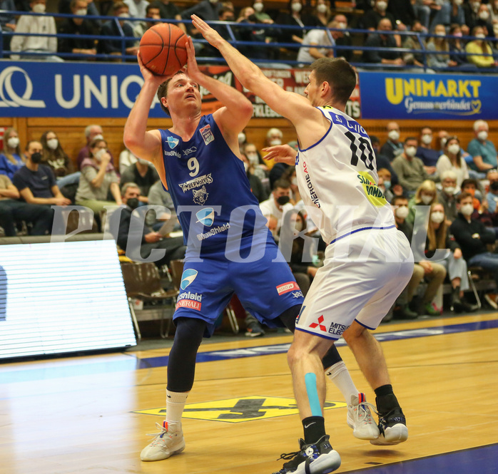 Basketball Superliga 2021/22, Grunddurchgang 11.Runde Gmunden Swans vs. D.C. Timberwolves



