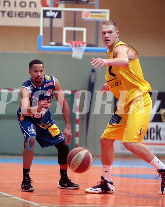 Basketball ABL 2015/16 Grunddurchgang 17.Runde UBSC Graz vs Kapfenberg Bulls
