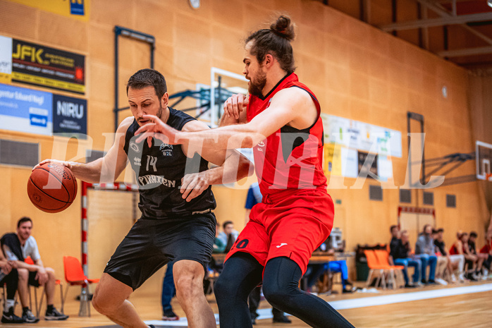 Basketball, Basketball Zweite Liga 2022/23, Playoff Viertelfinale Spiel 3, Mistelbach Mustangs, Wörthersee Piraten, Maximilian Kunovjanek (14)