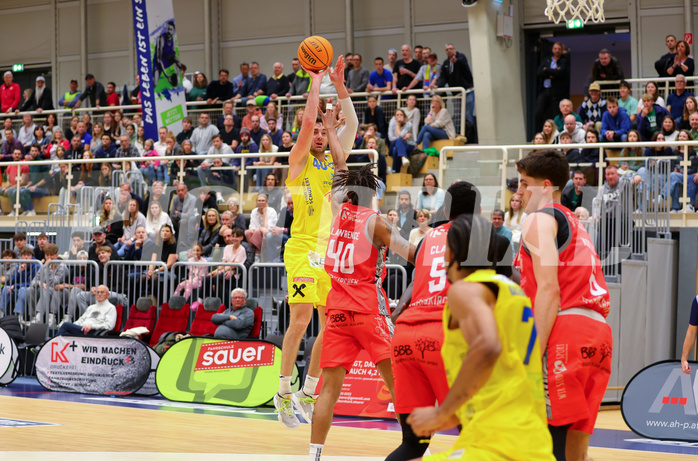 Basketball Superliga 2023/24, Playoff, Viertelfinale Spiel 2 SKN St. Pölten vs. Traiskirchen Lions