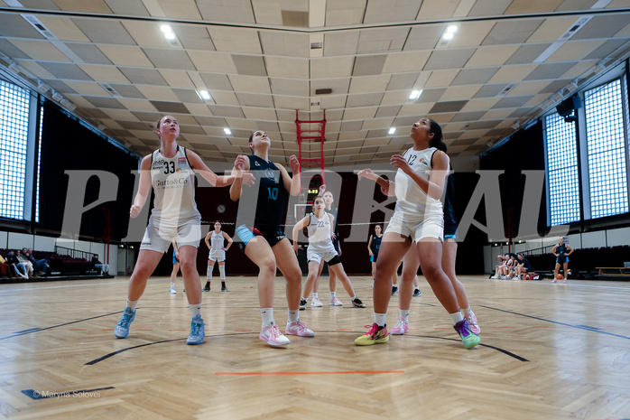 15.02.2025 Österreichischer Basketballverband 2024/25, SLWU19, Basket Flames UNION vs. Vienna Timberwolves