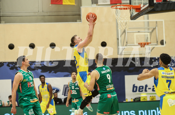 Basketball Superliga 2021/22, 8.Plazierungsrunde SKN St.Pölten vs. Kapfenberg Bulls