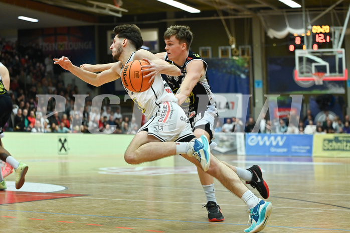 Basketball, Superliga 2023/24, Grunddurchgang 14. Runde, Flyers Wels vs. Gmunden,
