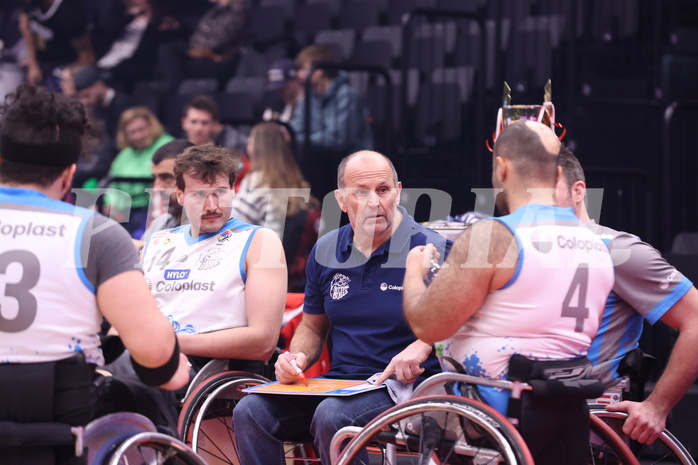 19.01.2025, Graz, Raiffeisen Sportpark, Rollstuhl BB Cup 2025, Finale, Flinkstones Graz vs Sitting Bulls Klosterneuburg,  