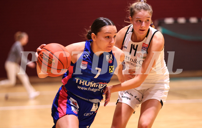 Basketball Damen Superliga 2022/23, Grunddurchgang 9.Runde Basket Flames vs. UBSC Graz