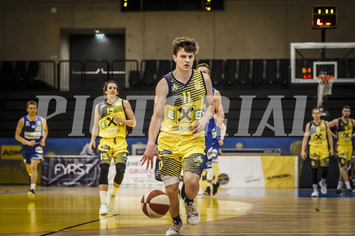 Basketball, ABL 2018/19, Grunddurchgang 36.Runde, UBSC Graz, Oberwart Gunners, Jakob Ernst (11)