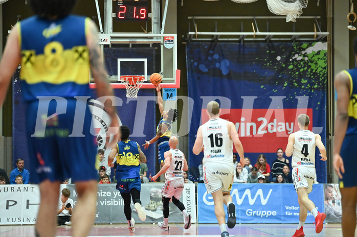 Win2Day Basketball Superliga 2023/24, Playoff,
Viertelfinale Spiel 1, Flyers Wels vs UBSC Graz