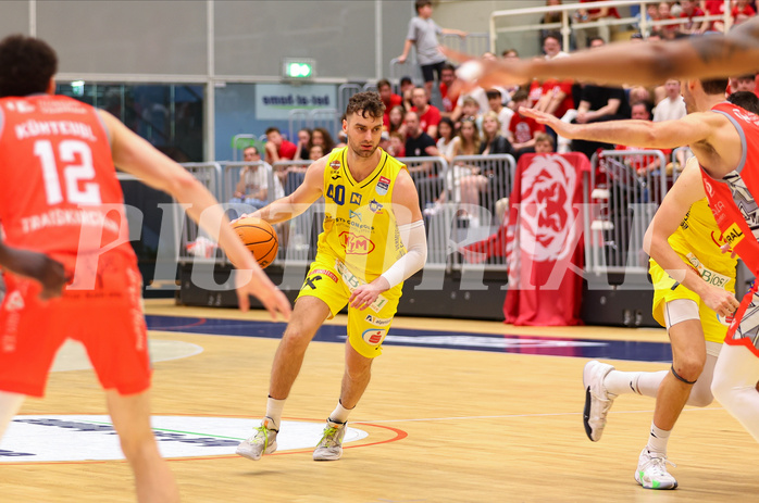 Basketball Superliga 2023/24, Playoff, Viertelfinale Spiel 4 SKN St. Pölten vs. Traiskirchen Lions


