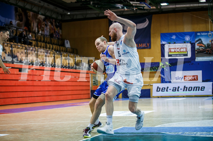 Basketball, bet-at-home Basketball Superliga 2020/21, Grunddurchgang 10.Runde, Kapfenberg Bulls, Oberwart Gunners, Sebastian Käferle (7)