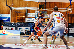 Basketball, win2day Basketball Superliga 2024/25, Grunddurchgang Runde 19, Oberwart Gunners, BBC Nord Dragonz, Lukas Hahn (25)