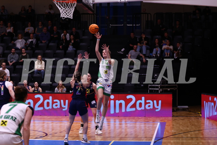 01.04.2024, Graz, Raiffeisen Sportpark, Basketball Damen Superliga 2023/24, Finale, Spiel 2, UBI Holding Graz - SKN St. Pölten Frauen ,  
