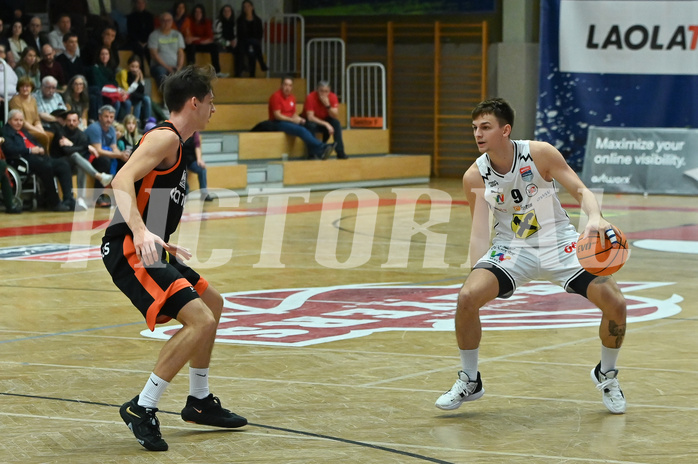 Basketball, Superliga 2023/24, Grunddurchgang 15. Runde, Flyers Wels vs. Fürstenfeld Panthers,
