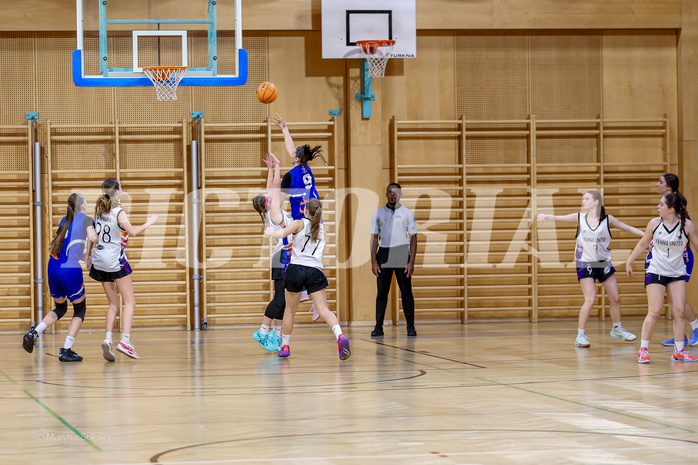 05.04.2025 Österreichischer Basketballverband 2024/25, SLWU16 Vienna United vs. DBB  Basketgirls Wels