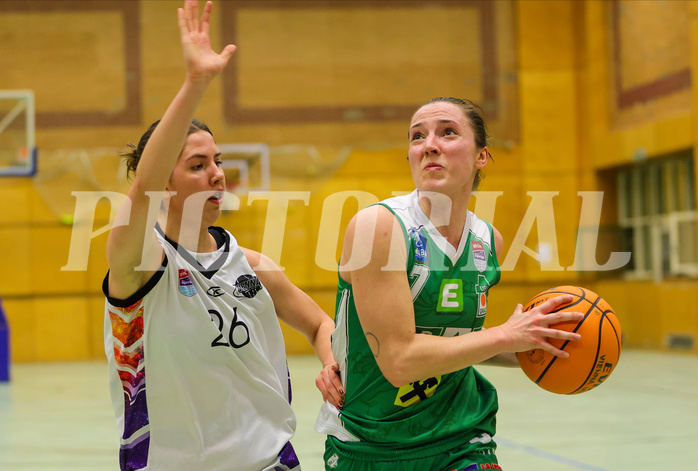 Basketball Damen Superliga 2023/24, Grunddurchgang 13.Runde Vienna United vs. UBI Graz