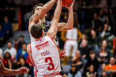 Basketball, win2day Basketball Superliga 2024/25, Grunddurchgang 12.Runde, Traiskirchen Lions, Klosterneuburg Dukes, Lukas Reichle (13)