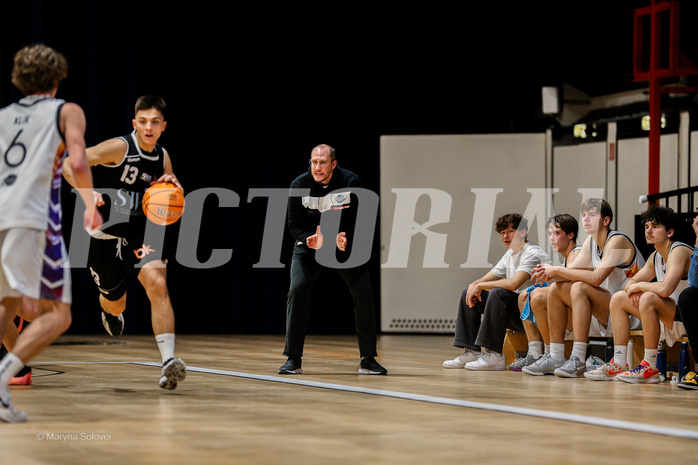 01.03.2025 Österreichischer Basketballverband 2024/25, SLMU19 Vienna United vs. Basket Dukes