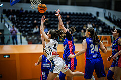 Basketball, Win2Day Basketball Damen Superliga 2023/24, Grunddurchgang 4.Runde, Vienna Timberwolves, UBSC-DBBC Graz, Magdalena Schmidt (4)