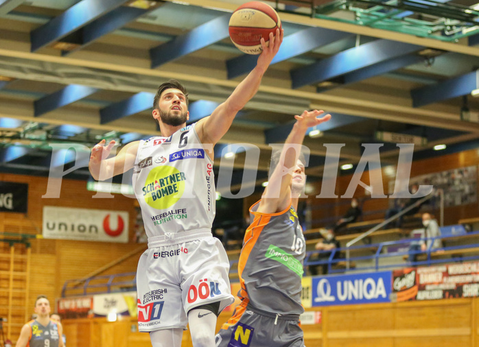 Basketball Superliga 2020/21, 4. Plazierungsrunde Gmunden Swans vs. Klosterneuburg Dukes


