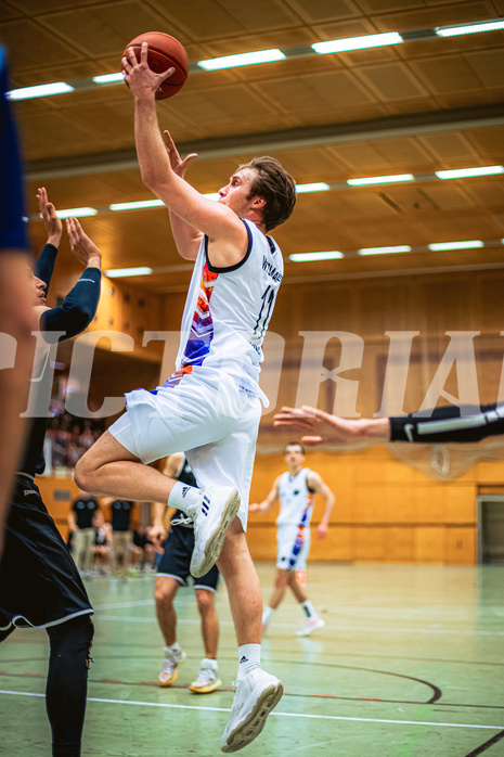 Basketball, Basketball Zweite Liga 2022/23, Grunddurchgang 19.Runde, Vienna United, UDW Alligators, Marius Witzmann (11)