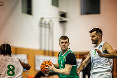 Basketball, Basketball Zweite Liga 2024/25, Grunddurchgang 16.Runde, UDW Alligators, KOS Celovec, Lorenz Windisch (8)