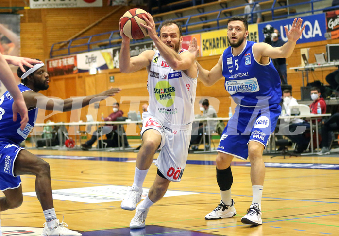 Basketball Superliga 2020/21, Halbfinale Spiel 1 Gmunden Swans vs. Oberwart Gunners