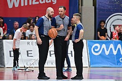 Basketball Superliga 2024/25, Playoff, Viertelfinale Spiel 3, Flyers Wels vs BBC Nord Dragonz,
