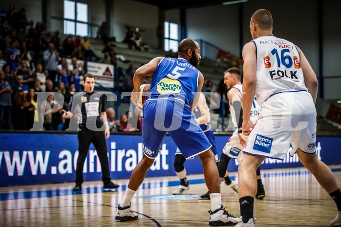 Basketball, ABL 2018/19, Playoff HF Spiel 1, Oberwart Gunners, Gmunden Swans, Devin White (5)