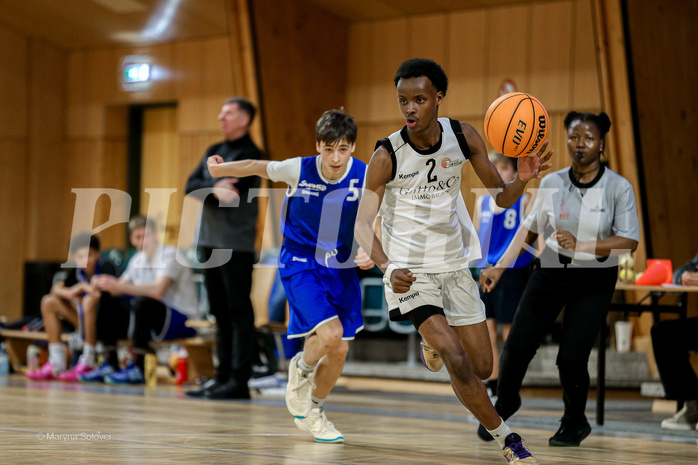 16.02.2025 Österreichischer Basketballverband 2024/25, SLMU16 Basket Flames WAT vs SG Salzkammergut