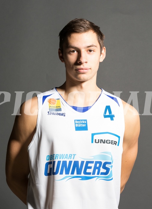 Basketball, ABL 2017/18, Teampictures, Oberwart Gunners, , Jakob Szkutta (4)