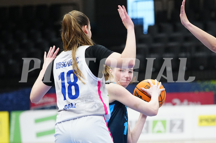 Basketball Damen Superliga 2023/24, Grunddurchgang, 14. Runde, UBSC Graz vs. Timberwolves


