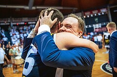 Basketball, Win2Day Superliga 2022/23, Playoff, Finale Spiel 4, BC Vienna, Gmunden Swans, 