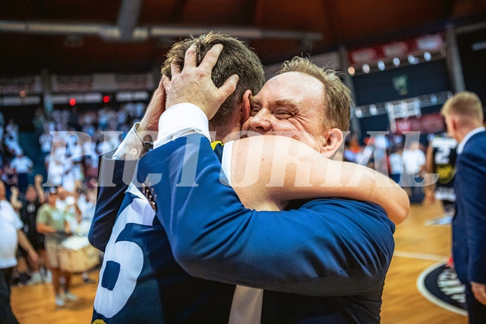 Basketball, Win2Day Superliga 2022/23, Playoff, Finale Spiel 4, BC Vienna, Gmunden Swans, 