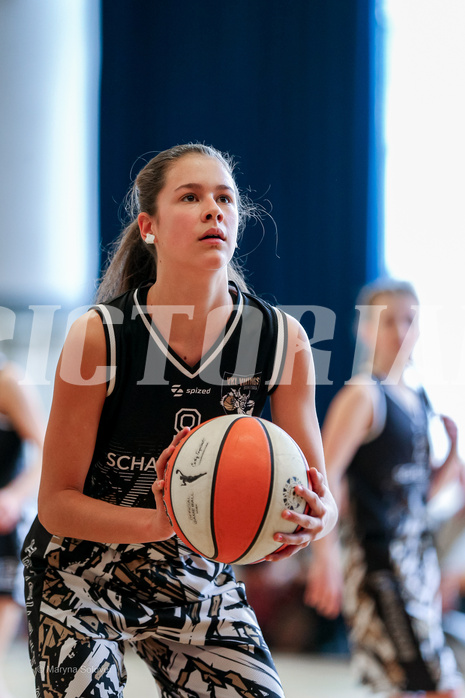 16.03.2025 Österreichischer Basketballverband 2024/25, SLWU14 Basket Flames UNION vs. VKL Vikings Swans