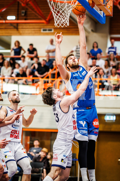 Basketball, win2day Basketball Superliga 2023/224, 09. Qualifikationsrunde, BBC Nord Dragonz, Oberwart Gunners, Daniel Köppel (14)