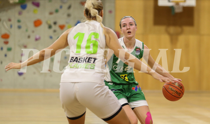 Basketball Damen Superliga 2022/23, Grunddurchgang 1.Runde Basket Flames vs. UBI Graz


