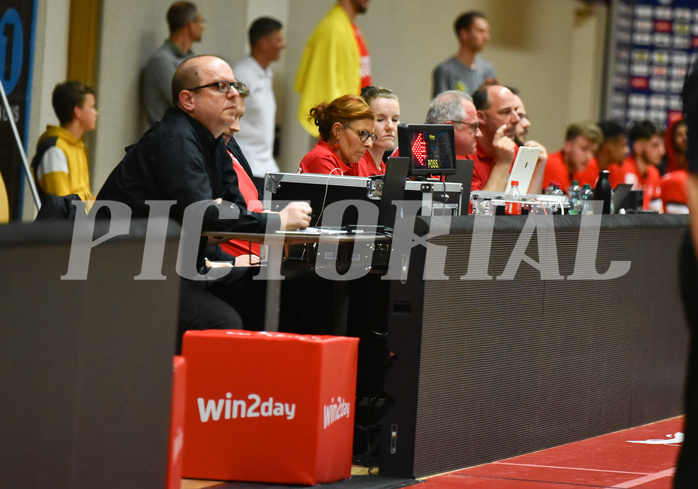 Basketball Superliga 2021/22, Viertelfinale Spiel 2, Flyers Wels vs Swans Gmunden