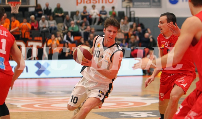 Basketball ABL 2015/16 Grunddurchgang 19.Runde BK Dukes Klosterneuburg vs. WBC Wels


