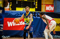 Basketball, win2day Basketball Superliga 2024/25, Grunddurchgang 18.Runde, Traiskirchen Lions, UBSC Graz, Cooper Robb (3)