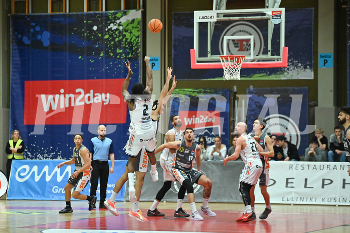 Basketball, Superliga 2024/25, Grunddurchgang 19.Runde, Flyers Wels vs. Klosterneuburg,
