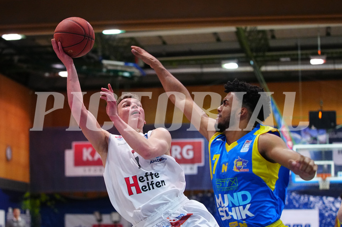 Basketball Superliga 2021/22, Grundduchgang 18.Runde , Kapfenberg Bulls vs. Klosterneuburg Dukes


