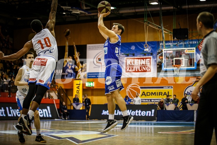 Basketball, ABL 2018/19, Grunddurchgang 16.Runde, Kapfenberg Bulls, Oberwart Gunners, Jakob Szkutta (4)