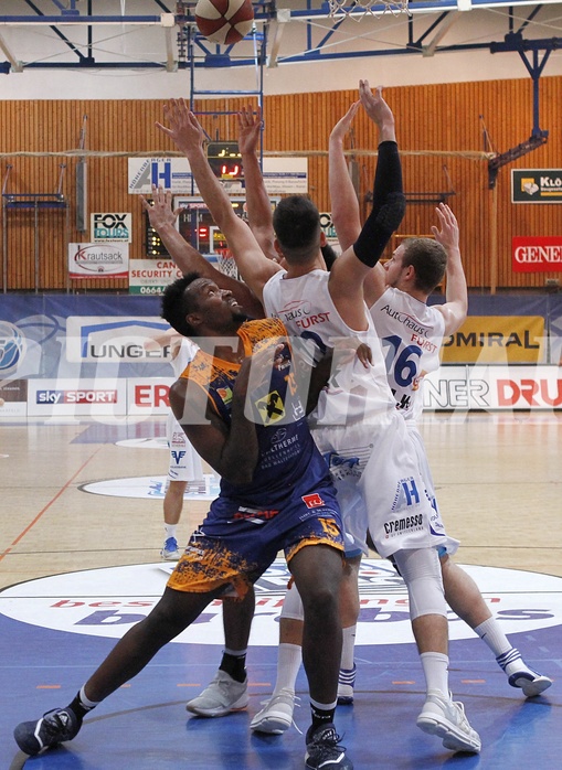 Basketball ABL 2017/18 Grunddurchgang 7.Runde RaiffeisenOberwart Gunners vs Fürstenfeld Panthers
