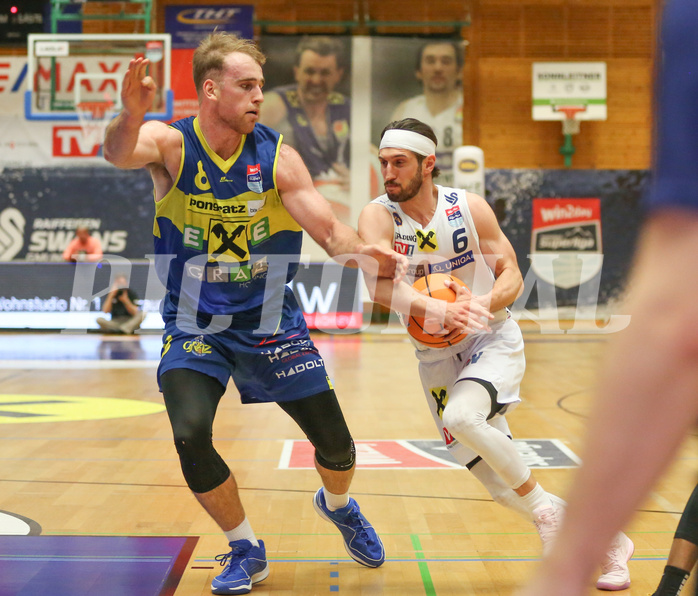 Basketball Superliga 2024/25, Playoffs, Viertelfinale Spiel 1 Gmunden Swans vs. UBSC Graz


