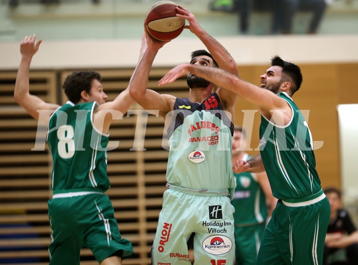Basketball 2.Bundesliga 2017/18, Grunddurchgang 21.Runde Villach Raiders vs. KOS Celovec


