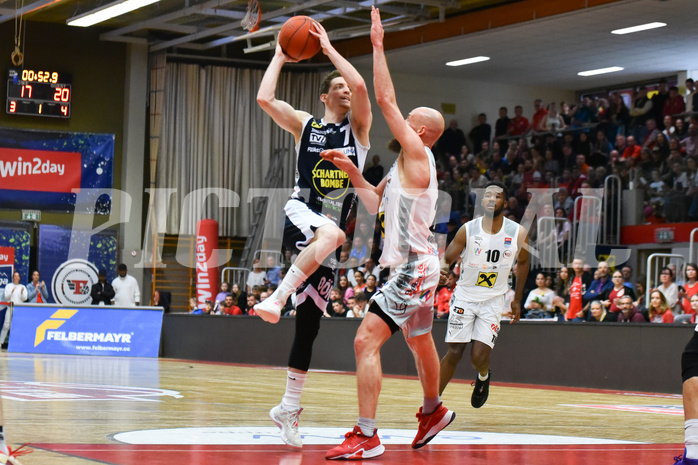 Win2Day Basketball Superliga 2022/23, Playoff,
Semifinale Spiel 4, Flyers Wels vs Swans Gmunden,