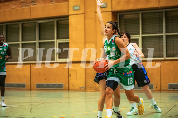 Basketball, Win2Day Basketball Damen Superliga 2022/23, Grunddurchgang 7.Runde, Vienna United, UBI Holding Graz, Laura Bischof (13) Basketball, Win2Day Basketball Damen Superliga 2022/23, Grunddurchgang 7.Runde, Vienna United, UBI Holding Graz, Laura Bischof (13)