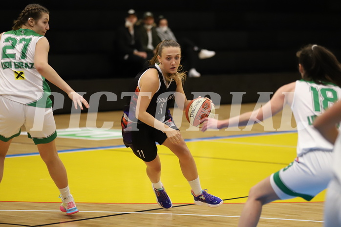 04.12.2021, Basketball Damen Superliga 2021/22, Grunddurchgang 6.Runde,  
UBI Graz vs. Vienna United